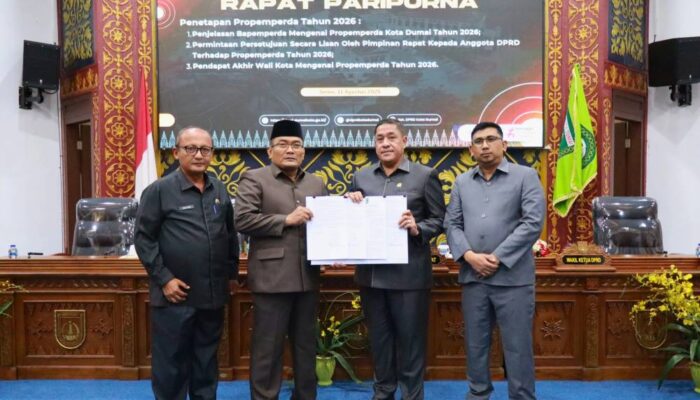 11 Ranperda Prioritas Dumai Tahun 2026 Disepakati