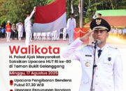 Walikota Dumai H.Paisal Mengajak Masyarakat Hadir Pada Upacara HUT Kemerdekaan RI ke – 80 di Taman Bukit Gelanggang