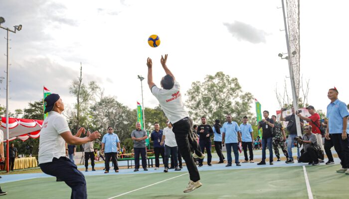 Melalui Turnamen Voli, Kilang Pertamina Unit Dumai Dorong Sportivitas dan Kebersamaan
