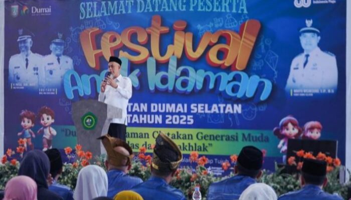 Wako Paisal Puji Dumai Selatan Sebagai Kecamatan Paling Konsisten Gelar Festival Anak Idaman