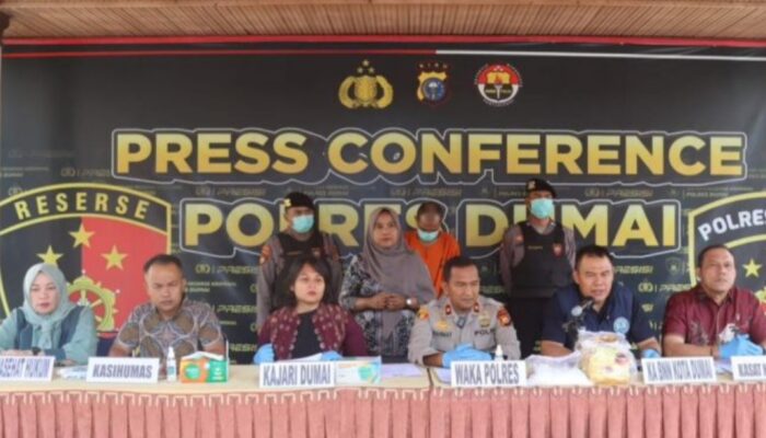 Polres Dumai Musnahkan 2,9 Kg Sabu
