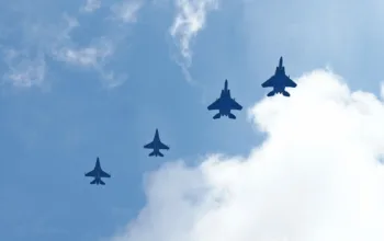F-16 TNI AU dan F-15 AS