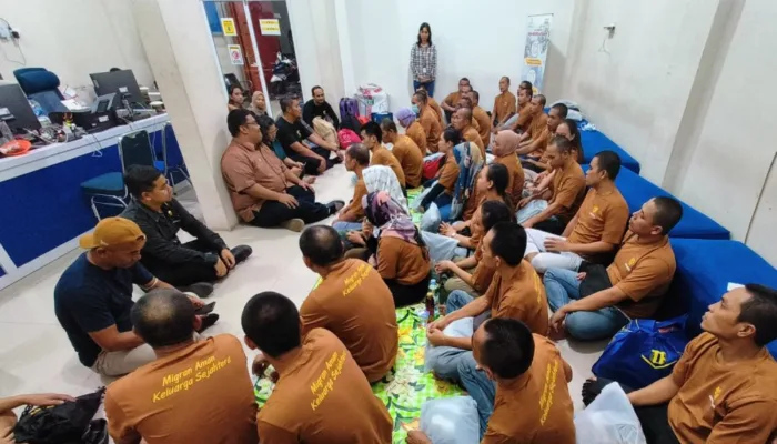 43 Pekerja Indonesia Nonprosedural di Malaysia Dideportasi Melalui Dumai