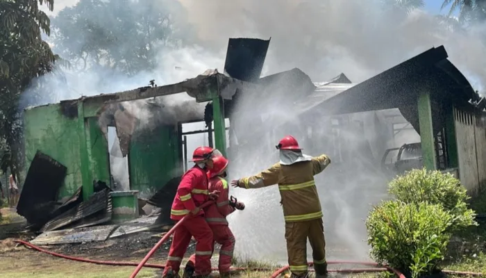 Kebakaran di Pelintung Hanguskan Rumah dan Mobil