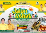 2 November, Golkar Dumai Gelar Jalan Santai Seribu Hadiah dan Sembako