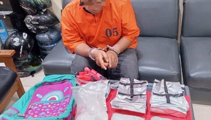 Polres Dumai Gagalkan Peredaran 1,5 Kg Sabu di Pintu Tol Dumai-Pekanbaru