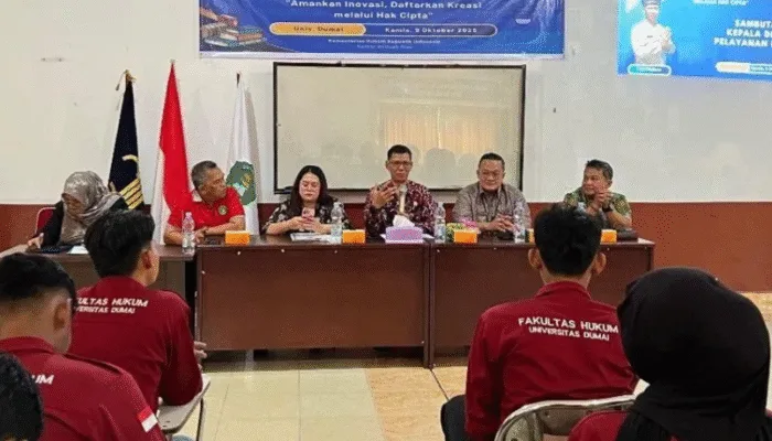 Kemenkum Riau Gelar Diseminasi Kekayaan Intelektual di Universitas Dumai