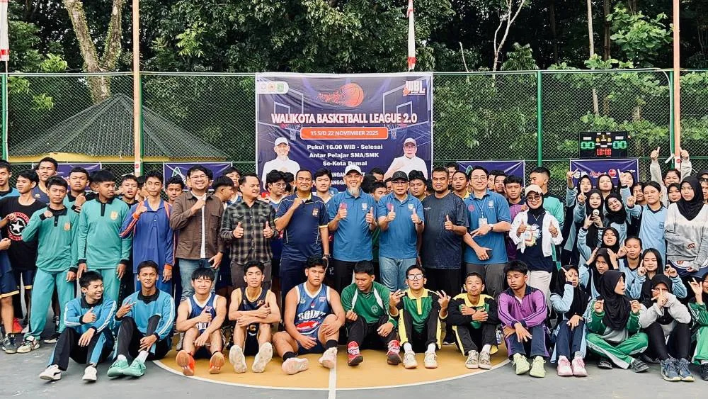 Basketball League 2025 Antar Pelajar SMA/SMK di Kota Dumai