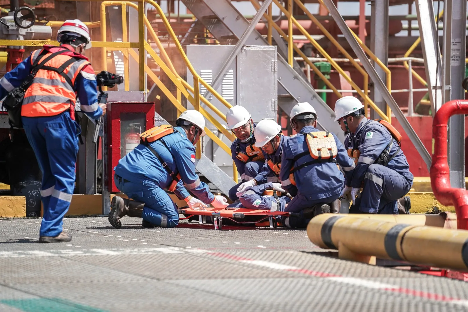Latihan Gabungan Keadaan Darurat PT Pertamina Hulu Rokan (PHR) Dumai Terminal 2025