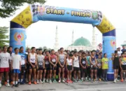 Antusias dan Meriah, Begini Suasana Heroes Run yang Ditaja KONI Dumai