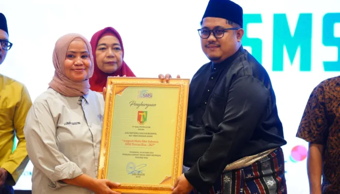 Riau Petroleum Rokan Raih Penghargaan Excellence Humas dan Keterlibatan Publik dari SMSI