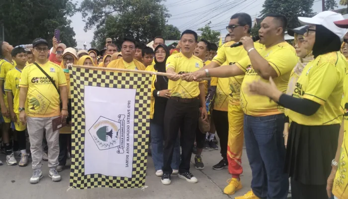 Ribuan Warga Dumai Meriahkan Jalan Santai HUT Ke-61 Partai Golkar
