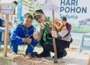 Ketika Polres Dumai Gaungkan Semangat Hijau, Menanam Harapan Melalui 1.100 Pohon