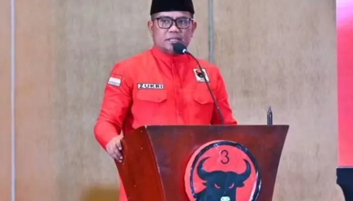 Zukri Misran Terpilih Lagi sebagai Ketua DPD PDIP Riau