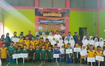 LPMK dan Karang Taruna Bagan Besar Gelar Turnamen Badminton 2025