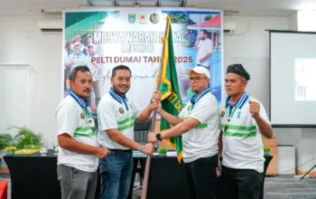 Muhammad Mufarizal “Faried” Terpilih Aklamasi Pimpin Pelti Dumai 2025–2029