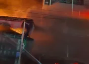 Subuh Membara, Bengkel Motor Simpang Budi Kemuliaan Ludes Dilalap Api