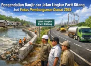 Pengendalian Banjir dan Jalan Lingkar Parit Kitang Jadi Fokus Pembangunan Dumai 2026