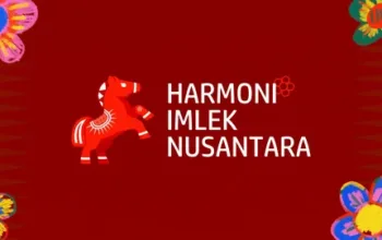 Logo Imlek Nasional 2026 Tampilkan Kuda Lumping Merah dan Motif Pucuk Rebung