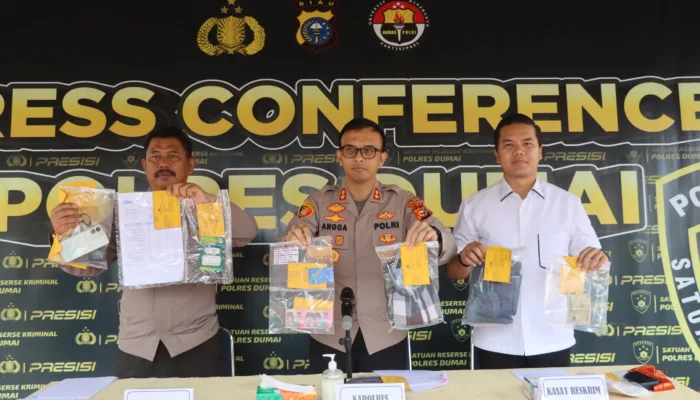 Sempat Beraksi di 29 Lokasi, Polres Dumai Bekuk Pelaku Ganjal ATM