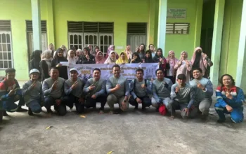Pertamina Patra Niaga RU Dumai Gowes Charity Sambut Ramadan, Pekerja Salurkan Bantuan ke Panti Asuhan
