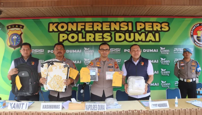 Tergiur Upah Rp30 Juta, Warga Kendal Nekat Gendong 10 Kg Sabu dari Malaysia ke Dumai