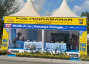 Pospam Gerbang Tol Dumai Siaga 24 Jam, Arus Mudik Lebaran Mulai Ramai