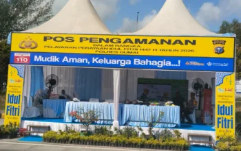 Pospam Gerbang Tol Dumai Siaga 24 Jam, Arus Mudik Lebaran Mulai Ramai
