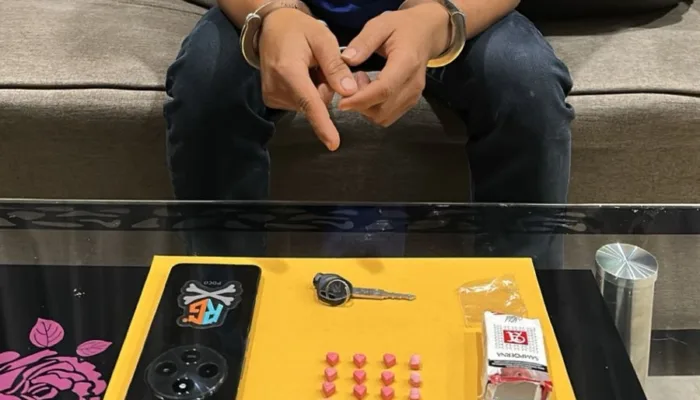 Edarkan 20 Butir Ekstasi, Pemuda 23 Tahun Ditangkap Satres Narkoba Polres Dumai di Jalan Budi Kemuliaan