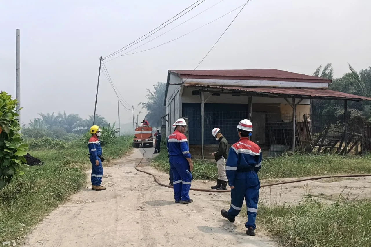 atau Fire Emergency Response Team (FERT) dari PT Pertamina Hulu Rokan (PHR)