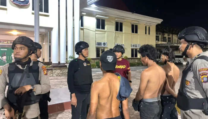 Tim RAGA Polres Dumai Ringkus Tiga Pelaku Pungli Sopir Truk, Uang Tunai Disita