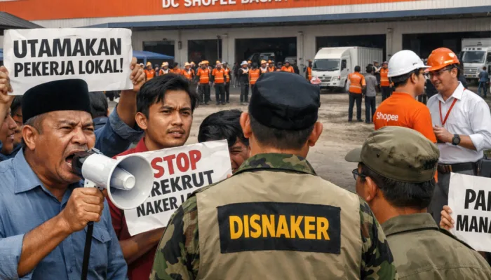 Warga Geram! Disnaker Diminta Panggil Manajemen Gudang DC Shopee,