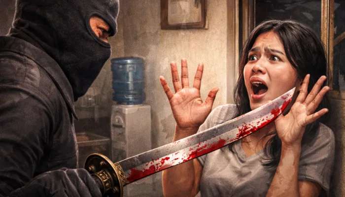 Ngamuk dan Ancam Ibu Rumah Tangga dengan Samurai, Pelaku Dibekuk Polres Dumai