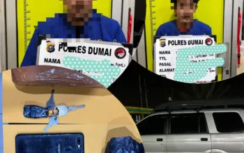 Polres Dumai Amankan Setengah Kilo Ganja dari Dua Warga di Bukitkapur
