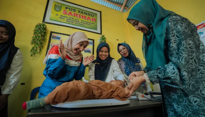 Semangat Harkitnas 2026, Pertamina Dumai dan Kader Posyandu Pesisir Bergerak Cegah Stunting