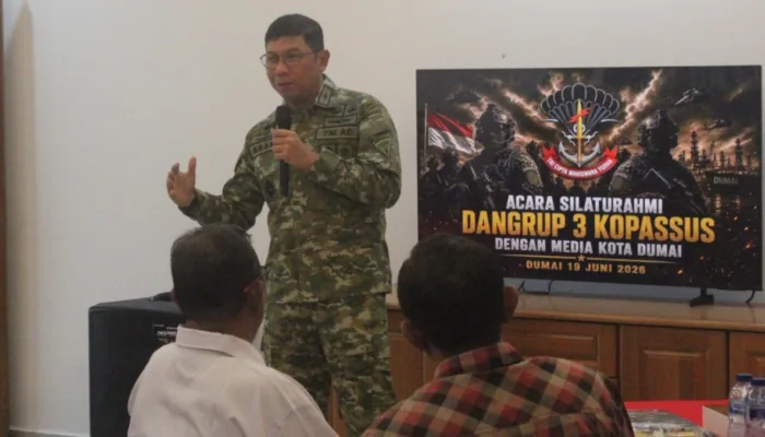 Kopassus dan Wartawan Dumai Perkuat Sinergi Tangkal Hoaks, Tebarkan Semangat Kebangsaan