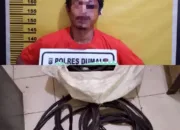 Aksi Pencurian Kabel PJU Terhenti Berkat Kepedulian Warga, Seorang Pria Diamankan