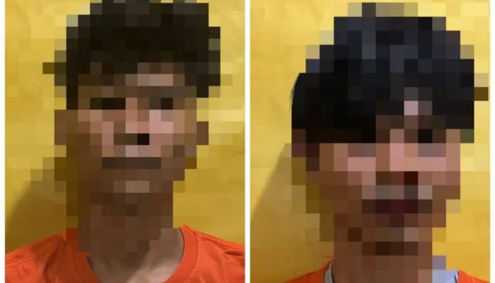 Terekam CCTV, Pelarian Dua Pencuri Motor di Dumai Berakhir di Tangan Polisi