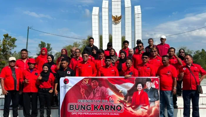 Semangat Bung Karno Menyala di Dumai, PDI Perjuangan Wujudkan Nilai Perjuangan Lewat Aksi Nyata untuk Rakyat