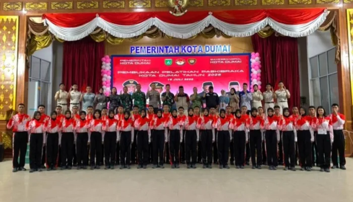 35 Paskibraka Kota Dumai Jalani Pemusatan Latihan, Ini Namanya