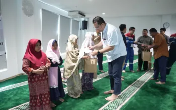 Ketika Pertamina Patra Niaga Kilang Dumai Menjaga Asa Lewat Kepedulian, Ada Senyum Anak Yatim di Ring 1