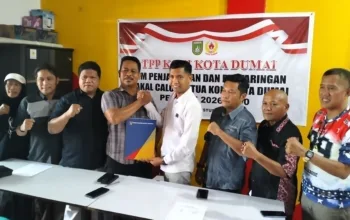 Ambil Formulir, Langkah Awal AKJ Menuju Kursi Ketua Umum KONI Dumai