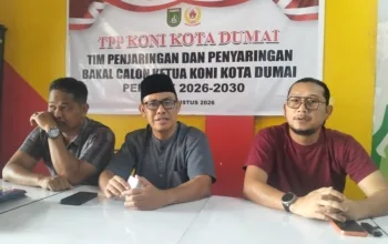 Satu Bakal Calon Tarik Berkas, TPP Musorkotlub KONI Dumai hanya Verifikasi Abdul Kadir Jailani