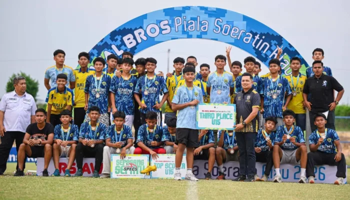 Dales United Rebut Juara 3 Piala Soeratin U-15 Riau 2026,