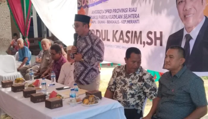 Sosper di Bagan Besar, Abdul Kasim Serap Aspirasi Warga dari UMKM hingga Infrastruktur