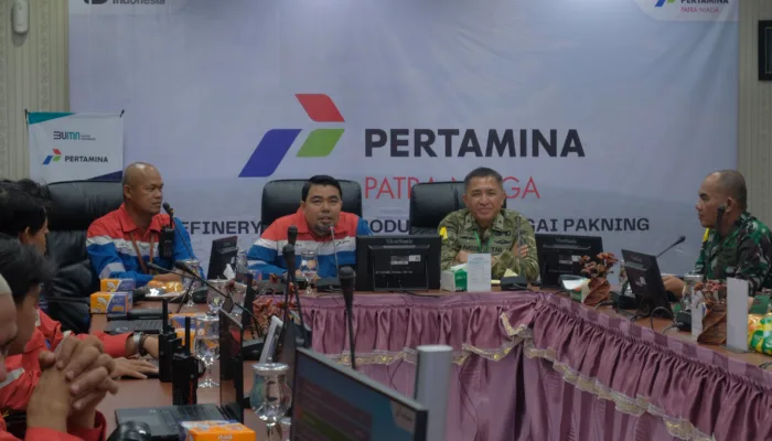 PT Pertamina Patra Niaga Unit Dumai Produksi Sungai Pakning Perkuat Sinergi Cegah dan Tangani Karhutla