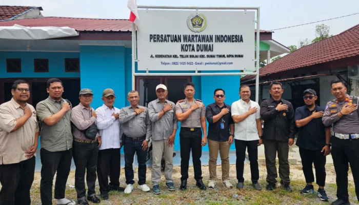 Kapolres Fatikh Sambangi PWI Dumai, Bangun Sinergi Jaga Kamtibmas