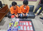 Kepergok Bawa 650 Gram Sabu, Dua Pria Diciduk Satres Narkoba Polres Dumai