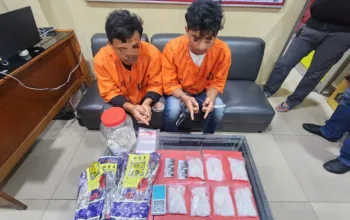 Kepergok Bawa 650 Gram Sabu, Dua Pria Diciduk Satres Narkoba Polres Dumai