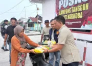 Sekampit Beras dan Sejuta Harapan, Sat Resnarkoba Polres Dumai Bangun Kepedulian di Kampung Anti Narkoba